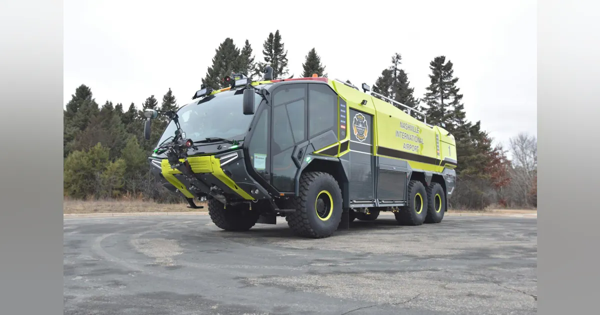 Nashville International Airport 6x6 ARFF Rig by Rosenbauer | Firehouse