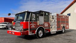 E-ONE built this rescue/pumper for Bensenville Fire Department.
