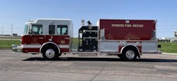 Spencer Fire &amp; Rescue accepted delivery of a new Spartan Star Series Pumper, sold by Feld Fire.
