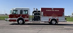 Spencer Fire & Rescue accepted delivery of a new Spartan Star Series Pumper, sold by Feld Fire. Spencer Fire & Rescue accepted delivery of a new Spartan Star Series Pumper, sold by Feld Fire.