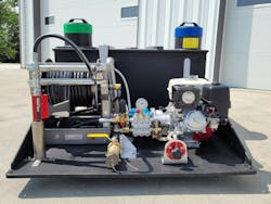 Feld Fire unveiled a new Ultra High-Pressure Skid Unit demo that is available now. Feld Fire unveiled a new Ultra High-Pressure Skid Unit demo that is available now.