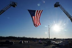 Tributes like there are not affected by Bayport's new flag policy. Tributes like there are not affected by Bayport's new flag policy.