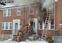 Howard Meile III Catonsville, Maryland firefighters dwelling fire