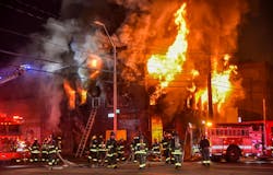 David Bryce Detroit firefiighters vacant building fire