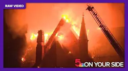 Crews battle fire at historic vacant church in north St