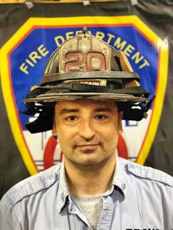 Andrew Serra served 25 years with FDNY. He retired as the captain of Ladder 20 in lower Manhattan.