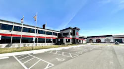 The new 185,000-square-foot Sutphen facility in Urbana, OH, includes factory space, a service center, office space and a welcome center.