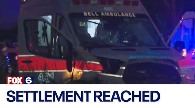 Milwaukee police, Bell Ambulance crash; settlement reached | FOX6 News Milwaukee
