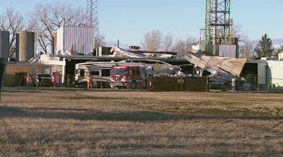 Explosion, fire at facility in Defiance injures one
