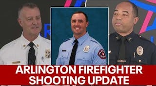 Arlington firefighter shot during welfare check - FULL NEWS CONFERENCE