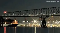 RAW: Cargo ship loses power, crashes into the Baltimore Bridge