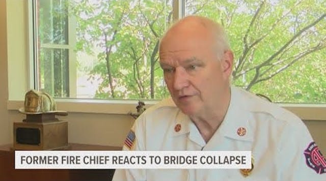 Former Ankeny, Baltimore fire chief reacts to bridge collapse