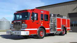 Toyne built this pumper for the Springfield Fire Department on a Spartan Metro Star MFD chassis.