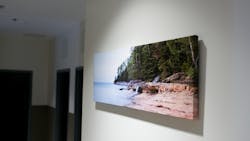 Artwork that depicts serene landscapes can aid in mental health and well-being. Artwork that depicts serene landscapes can aid in mental health and well-being.