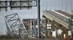 The Francis Scott Key Bridge fell into the river Tuesday after it was struck by a cargo ship.