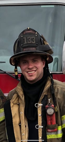 Jacob Gates is a firefighter for the Mifflin Township Division of Fire in Gahanna, OH, serving in both engine and truck companies.