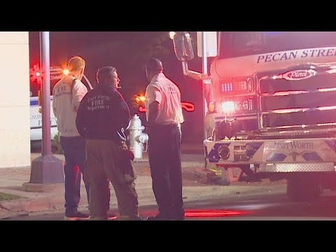 Fort Worth firefighters involved in crash