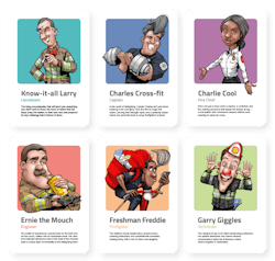 The online personality test features six distinct characters, each representing an invaluable member of every fire station's all-star team across the nation. The online personality test features six distinct characters, each representing an invaluable member of every fire station's all-star team across the nation.
