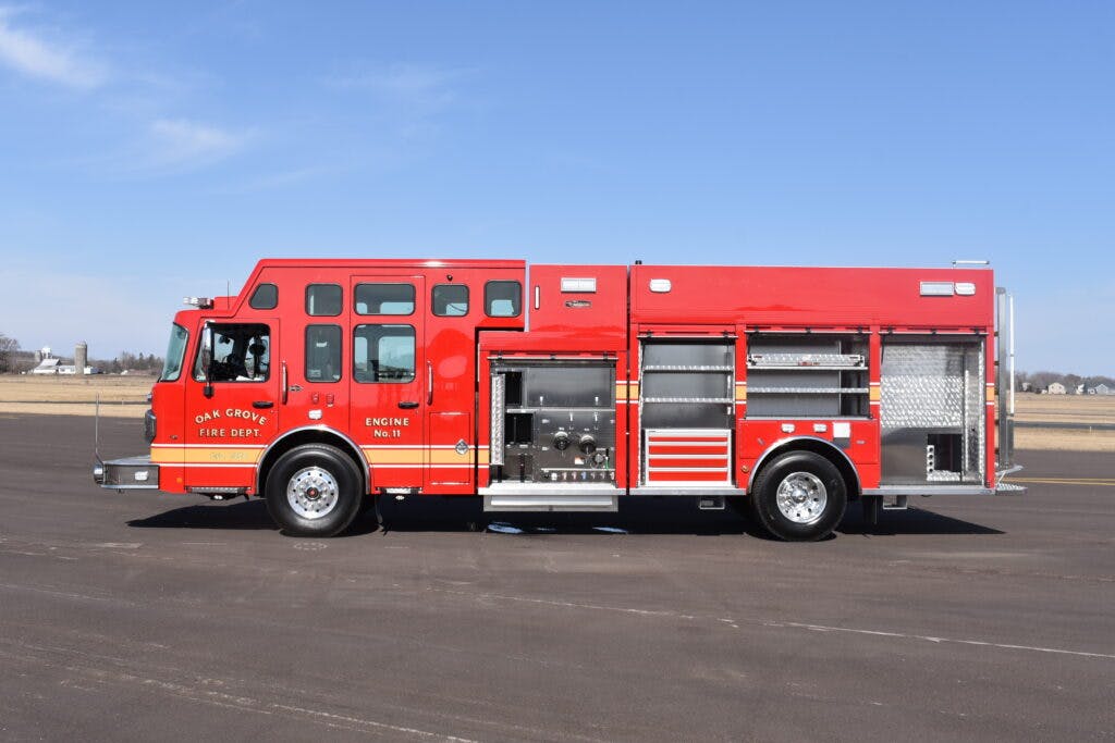 The body is made of stainless steel with concealed bolt construction and has roll-up compartment doorss