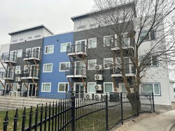 Although this occupancy and its single means of egress currently meets code, builders want to add another three stories on top of this building, which would create a nightmare for the fire service. Although this occupancy and its single means of egress currently meets code, builders want to add another three stories on top of this building, which would create a nightmare for the fire service.