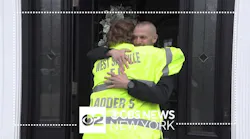Long Island man saves firefighter from burning home