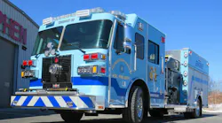 Sutphen built this pumper for the Youngstown Whitney Volunteer Fire Department in Youngstown, PA.