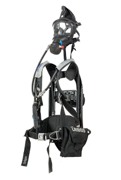 The Dräger PSS AirBoss highlights its ergonomic structure, signature 'Buddy Lights' for visibility, and the 'floating' waist belt for balanced weight distribution, engineered to support the dynamic needs of modern firefighting. The Dräger PSS AirBoss highlights its ergonomic structure, signature 'Buddy Lights' for visibility, and the 'floating' waist belt for balanced weight distribution, engineered to support the dynamic needs of modern firefighting.