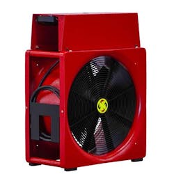 This Smoke Ejector joins Super Vac’s already-popular battery fan lineup of 16”, 18” and 20” PPVs, all powered by non-proprietary, easy-to-source batteries. This Smoke Ejector joins Super Vac’s already-popular battery fan lineup of 16”, 18” and 20” PPVs, all powered by non-proprietary, easy-to-source batteries.