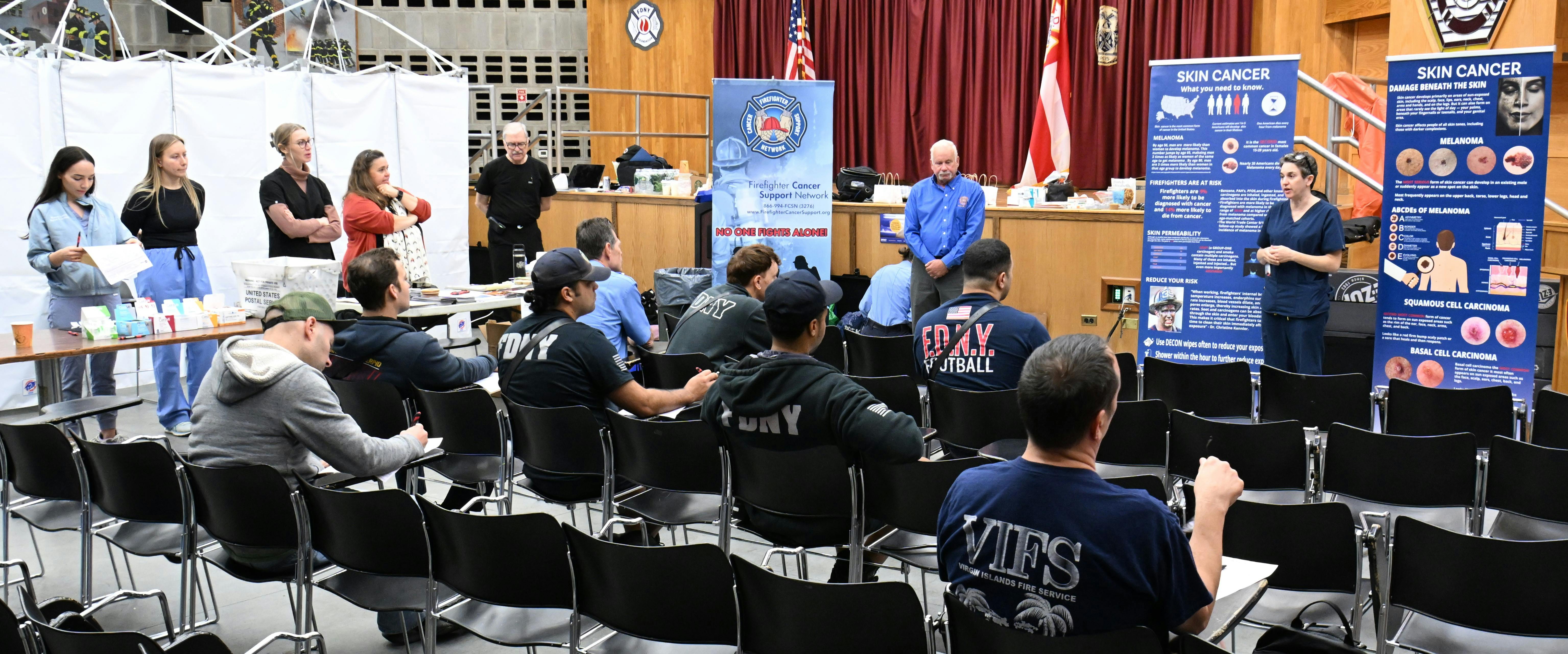 FDNY began to provide free skin cancer screenings in September 2023. Among the lessons that were learned since then: ease members&rsquo; fears by describing a typical screening in advance. This includes their need to fill out a form that asks questions about family history and areas of concern, with the overt emphasis on the fact that records and such that derive from filling out the form and the examination by a dermatologist won&rsquo;t be shared with members&rsquo; department.
