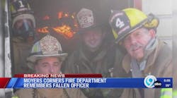 Moyers Corners Fire Department remembers fallen officer Moyers Corners Fire Department remembers fallen officer