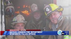 Moyers Corners Fire Department remembers fallen officer