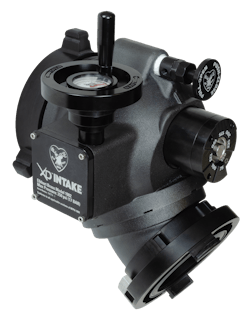 The XD Intake comes in both Low Profile (pictured) and Straight configurations, and left-hand or right-hand mounted control wheel locations to suit any fire truck pump panel layout, ensuring that versatility meets functionality.