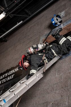 In the case of an unexpected fall, the patented magnetic braking system within the TRUBLUE iQ immediately activates, safely lowering the fallen trainee to the ground. In the case of an unexpected fall, the patented magnetic braking system within the TRUBLUE iQ immediately activates, safely lowering the fallen trainee to the ground.