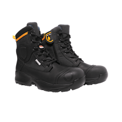 The boot features a Vibram&circledR; FIRE &amp; ICE sole, which makes it 30% lighter than conventional structural firefighter boots.