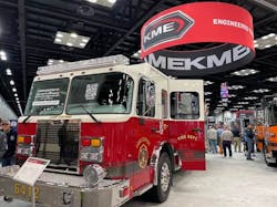 Visit KME at Booth #3901 to see the fire apparatus in person.
