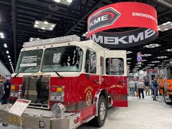 Visit KME at Booth #3901 to see the fire apparatus in person. Visit KME at Booth #3901 to see the fire apparatus in person.