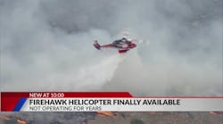 Colorado's Firehawk helicopter is finally available Colorado's Firehawk helicopter is finally available