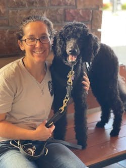 American Humane recently matched service dog, Freja, with Christina, a wildland firefighter and EMT in Idaho. American Humane recently matched service dog, Freja, with Christina, a wildland firefighter and EMT in Idaho.