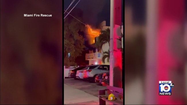 Apartment fire displaces residents in Little Havana