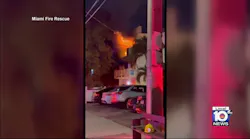 Apartment fire displaces residents in Little Havana