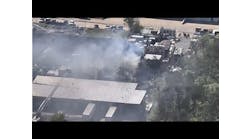 WATCH: Building on fire in Sterling, Virginia