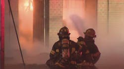 Fire damages commercial building in Suffolk