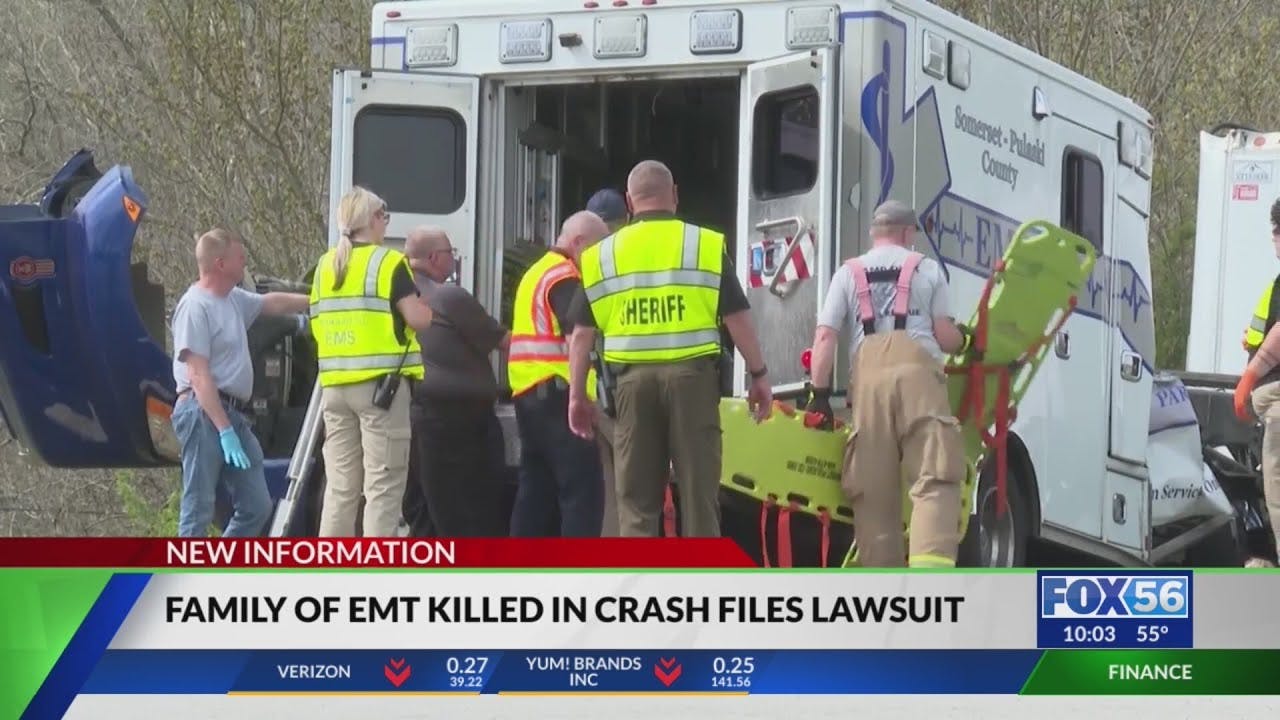 Family files lawsuit after Kentucky EMT killed in ambulance crash