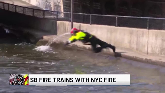 New York City firefighters train at South Bend’s River Rescue School