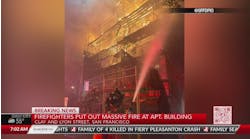 Firefighters put out massive fire in SF apartment building