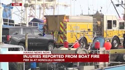 Docked boat fire at Pier 36 leaves at least 2 people injured