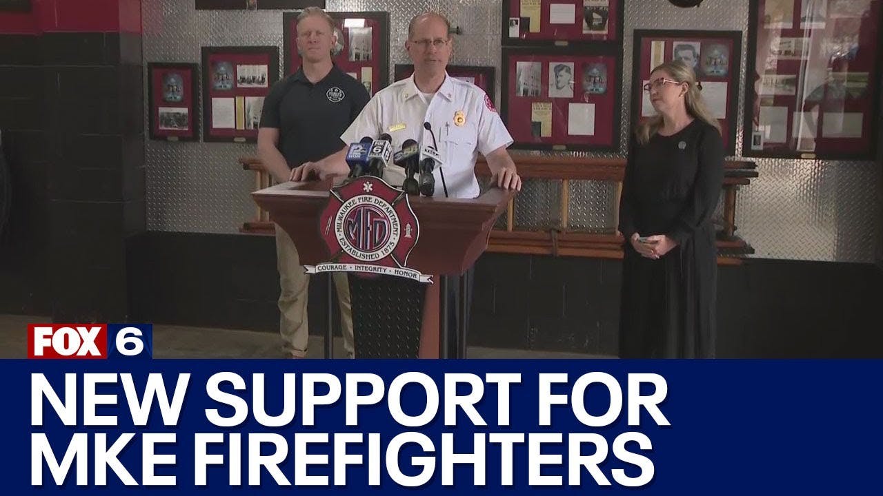 Mental health support for Milwaukee firefighters; new initiative launched | FOX6 News Milwaukee
