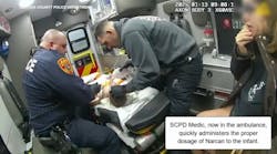 First responders save infant suffering from fentanyl poisoning