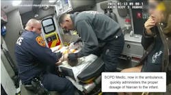 First responders save infant suffering from fentanyl poisoning