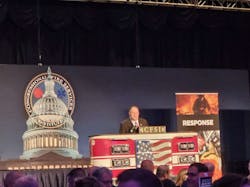 Chief Dennis Compton served as emcee for the 34th annual dinner. Chief Dennis Compton served as emcee for the 34th annual dinner.